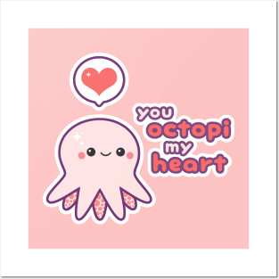 Love Octopus Posters and Art